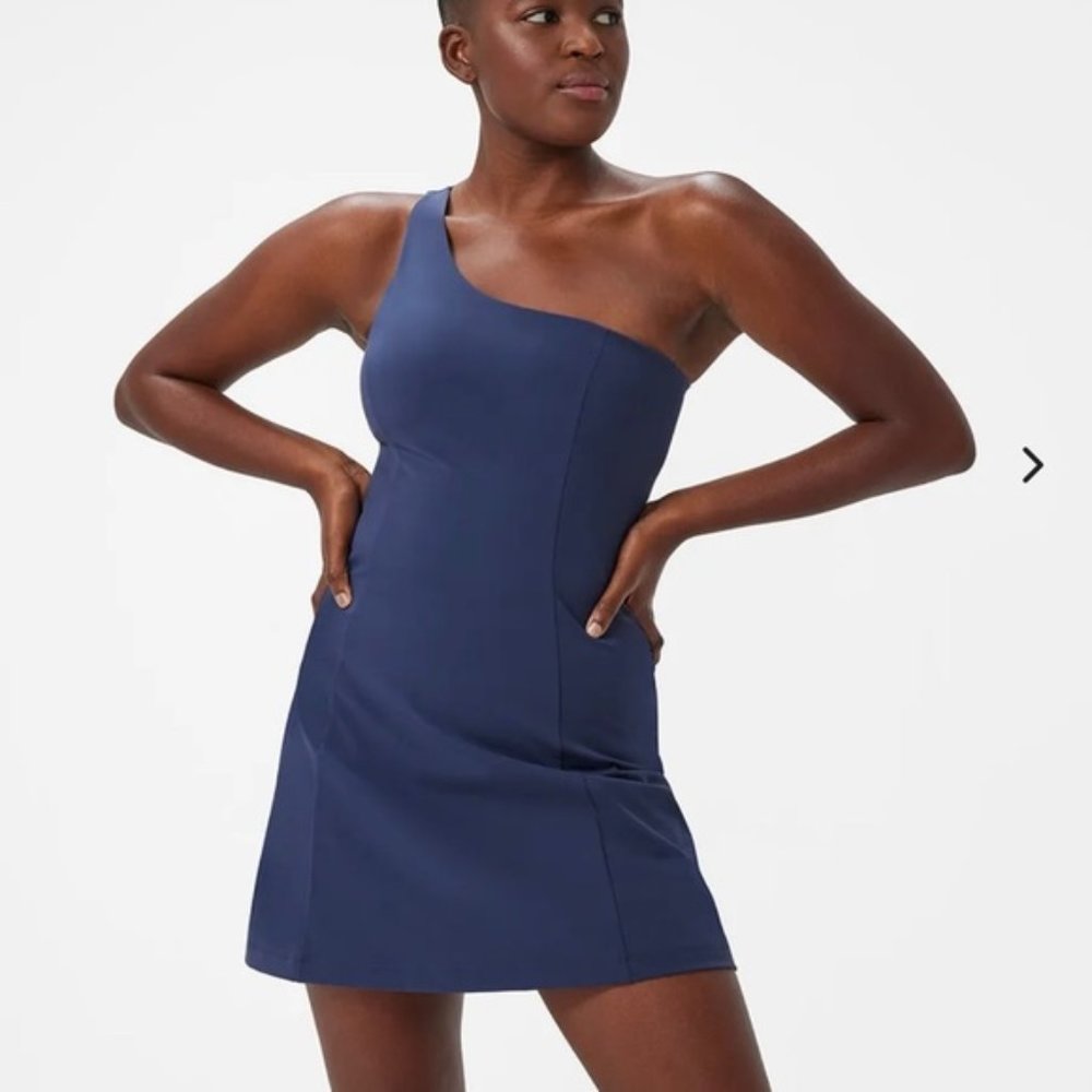 Outdoor Voices One Shoulder Exercise Dress -Medium